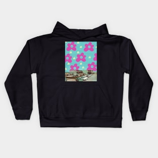 Flowered Suburbia Kids Hoodie